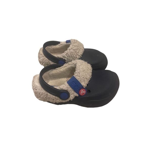 Crocs Fuzzy Clogs Kids 10/11 - Picture 1 of 4